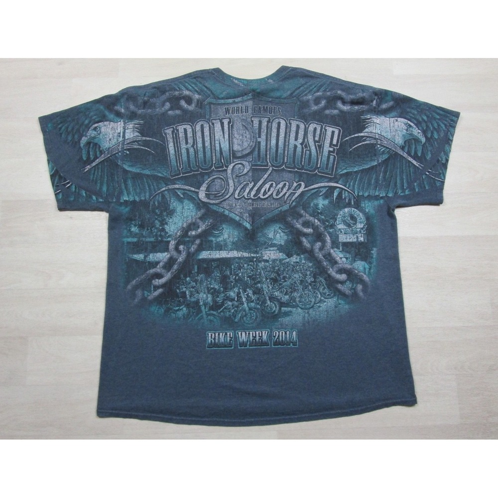 Iron Horse Saloon T Shirt Men's (2XL) 2014 Daytona Bike Week Motorcycle Biker